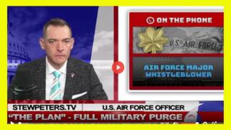 BREAKING MONDAY:  EXCLUSIVE US AIR FORCE MILITARY WHISTLEBLOWER THE PLAN - FULL MILITARY PURGE...