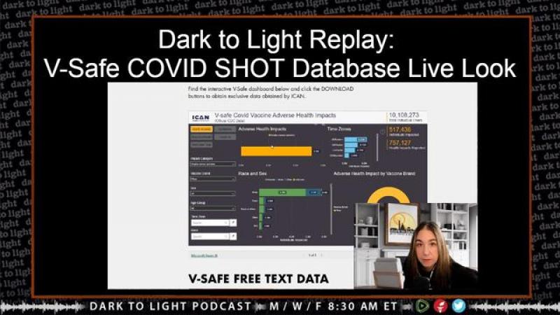Dark to Light Replay: V-Safe COVID SHOT Database Live Look 