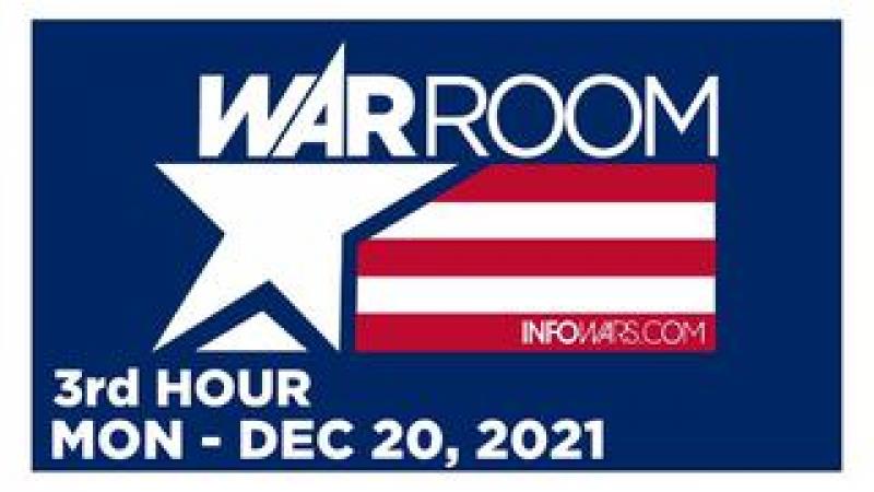 WAR ROOM (3rd HOUR) Monday 122021  LAURA BARTLETT - COVID FIRST AID KIT, News, Calls, Reports