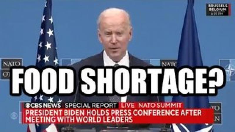 Biden Says FOOD SHORTAGES ARE REAL! Why Is This Being Normalized?