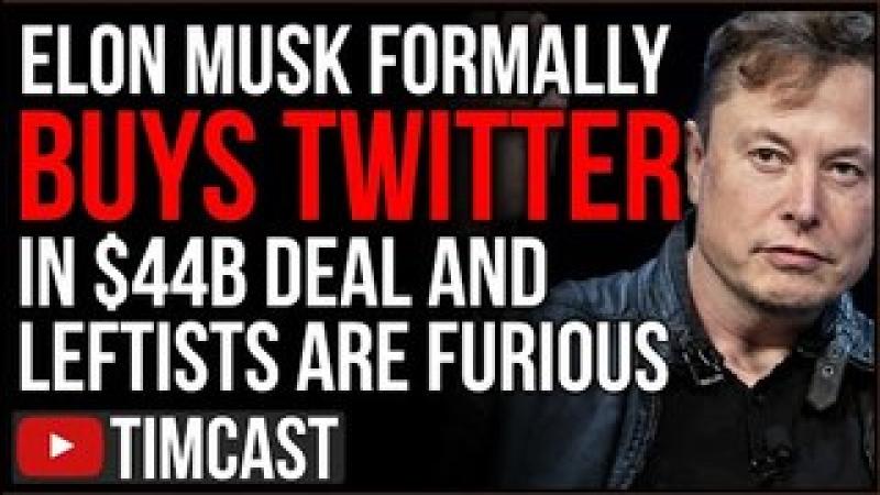 ELON MUSK BOUGHT TWITTER In $44B Deal, Journalists And Leftists In  PANIC MODE As Free Speech WINS