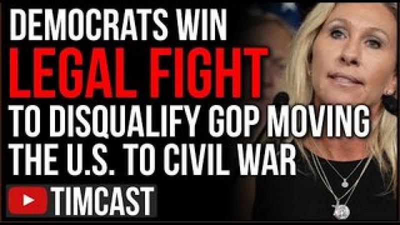 Democrats Win Legal Right To DISQUALIFY Republicans For Insurrection Pushing US Closer To Civil Wa..