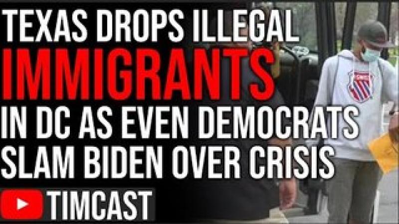 Texas Gov. Drops BUSLOAD Of Illegal Immigrants In DC, Even Democrats SLAM Biden Over Border Crisis